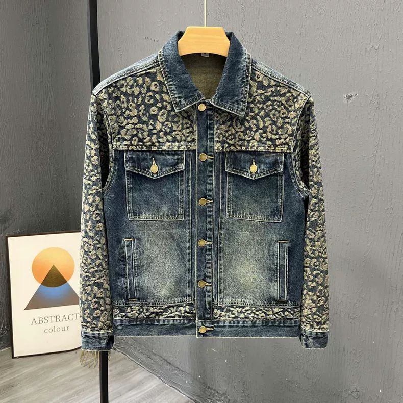 Sewing Jackets - 남성용 트렌디하고 멋진 한국 스타일 데님
