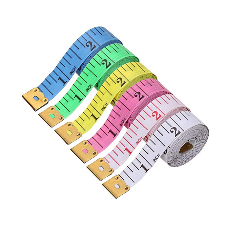 Sewing Gauge Ruler - 1/5/10개입 150cm/60인치 부드러운 신체 측정용 줄자,