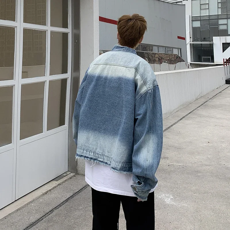 미국 레트로 힙합 로우 엣지 데님 재킷 남성 2026  - Sewing Jackets 리뷰 및 가격