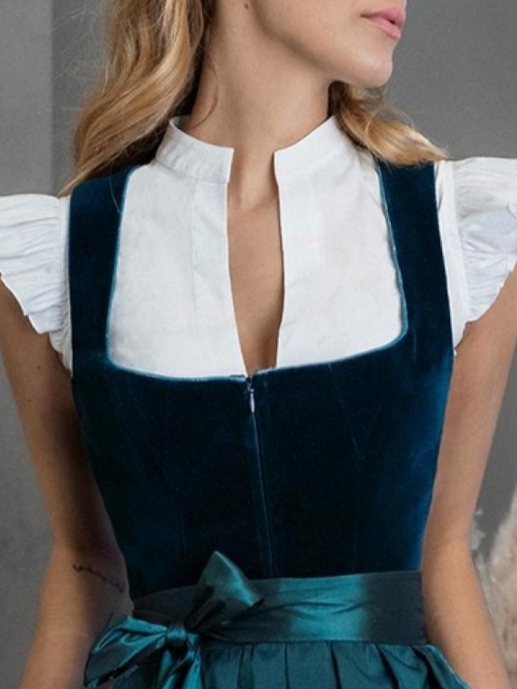 여성 크롭 탑 셔츠 2025 신상 바바리안 옥토버페스트 - Sewing V 리뷰 및 가격