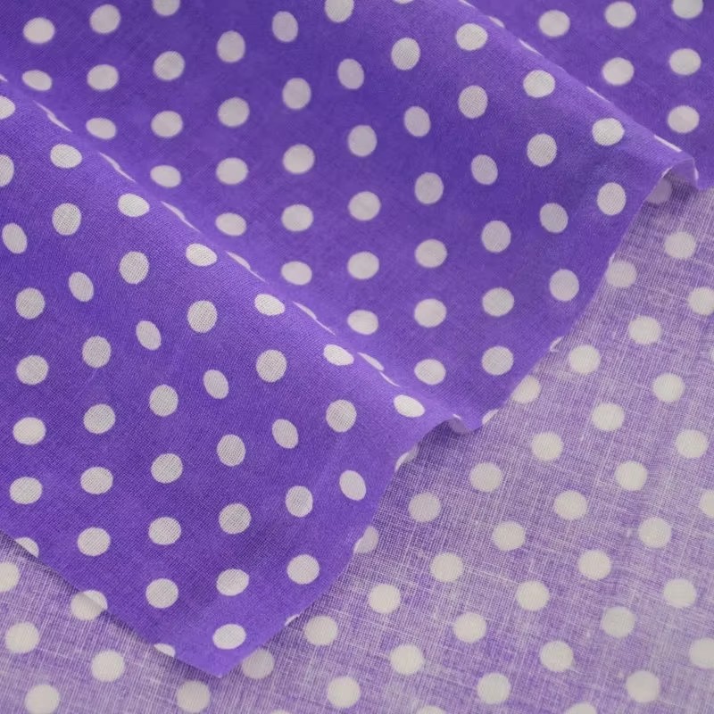 50X150CM 화이트 오렌지 폴카 도트 인쇄 코튼 원 - Sewing And Textile 리뷰 및 가격
