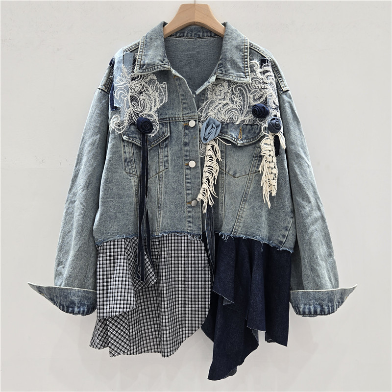 SuperAen 가을 2025 새로운 여성 데님 재킷  - Sewing Jackets 리뷰 및 가격