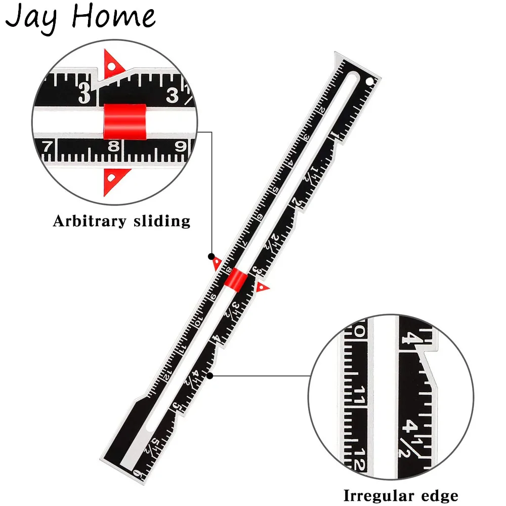 2/4PCS 슬라이딩 게이지 바느질 측정 도구 뜨개질  - Sewing Gauge Ruler 리뷰 및 가격