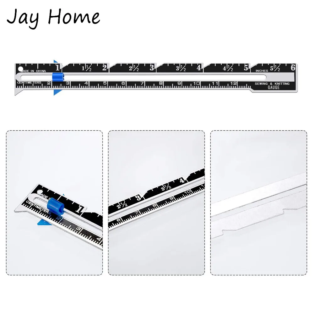 2/4PCS 슬라이딩 게이지 바느질 측정 도구 뜨개질  - Sewing Gauge Ruler 리뷰 및 가격