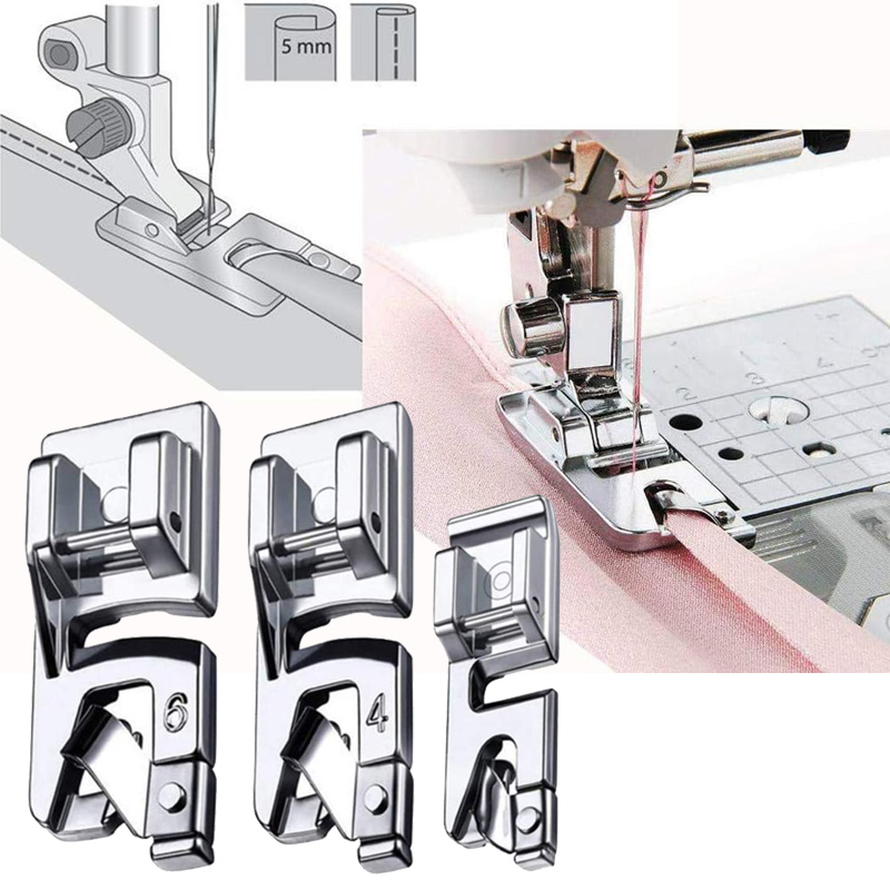 3Pcs 압연 밑단 재봉틀 노래하는 사람 형제 Jano - Sewing Gauge Ruler 리뷰 및 가격