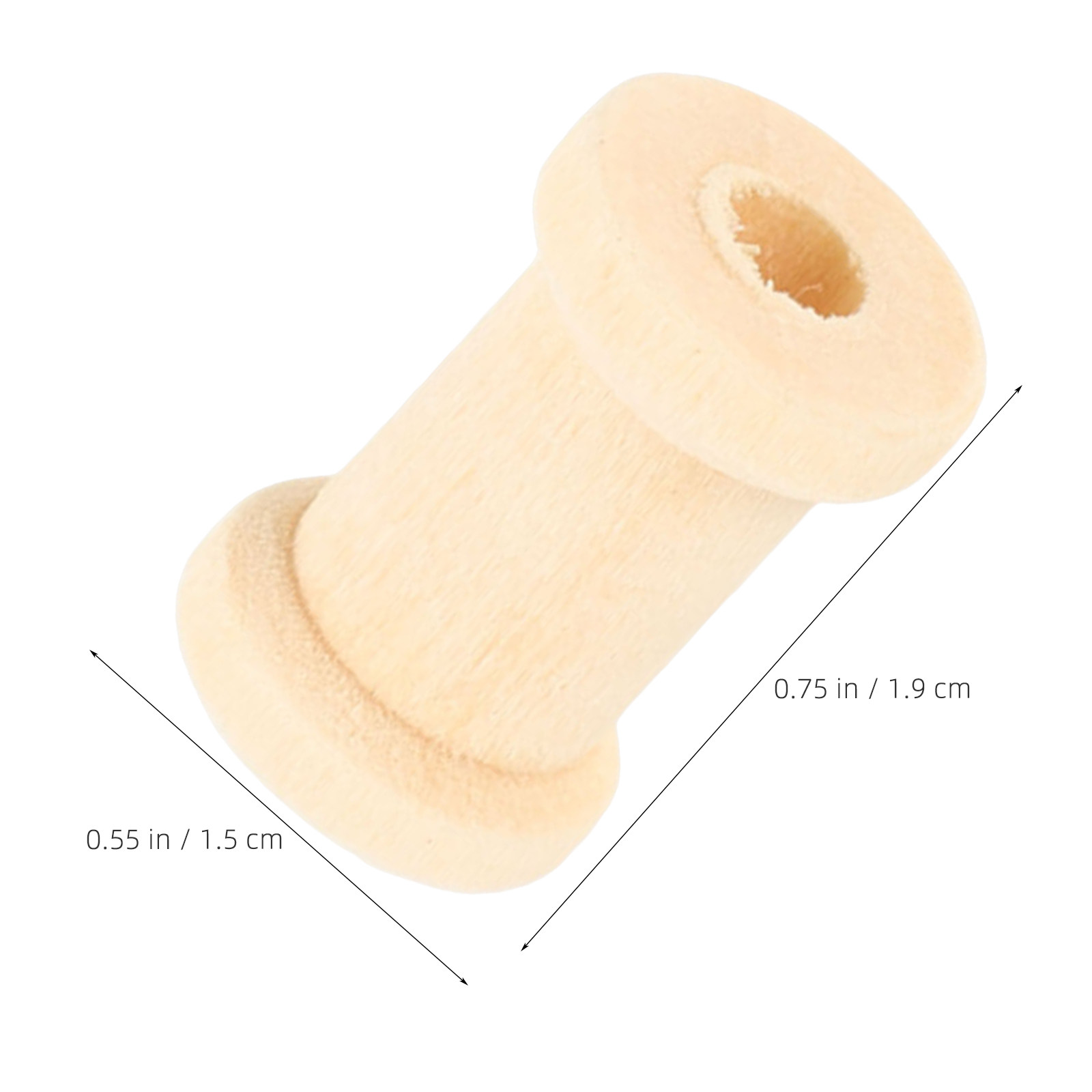 100개입, 0.75x0.55x0.55인치 크기의 빈  - Thread Bobbins Empty 리뷰 및 가격