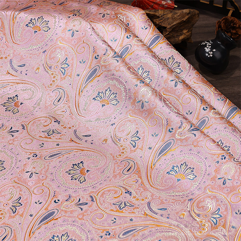 50x75cm 나선형 꽃 패턴 자카드 브로케이드 다마스 - Sewing And Textile 리뷰 및 가격