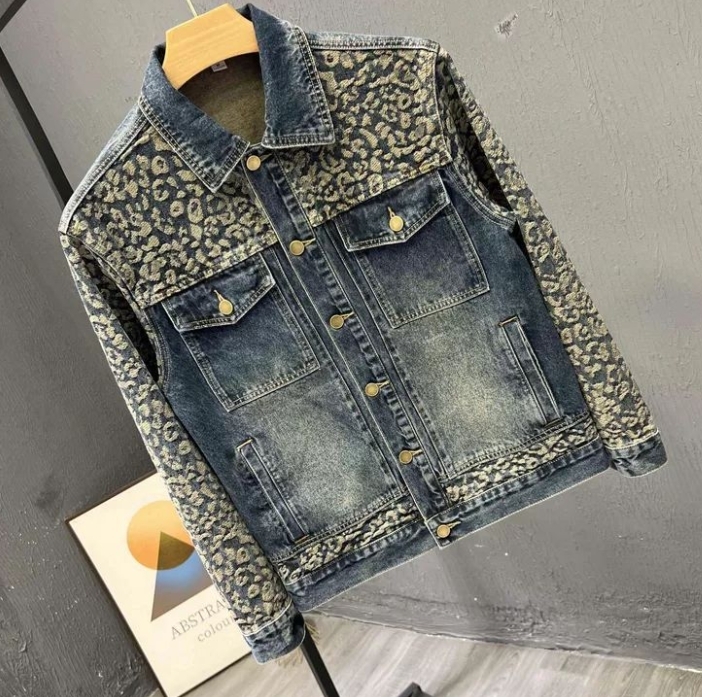 남성용 트렌디하고 멋진 한국 스타일 데님 재킷 패치워크 - Sewing Jackets 리뷰 및 가격