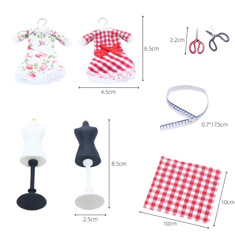 핫세일-1세트 1/12 스케일 인형의 집 미니어처 드레 - Dress Form Mannequin 리뷰 및 가격