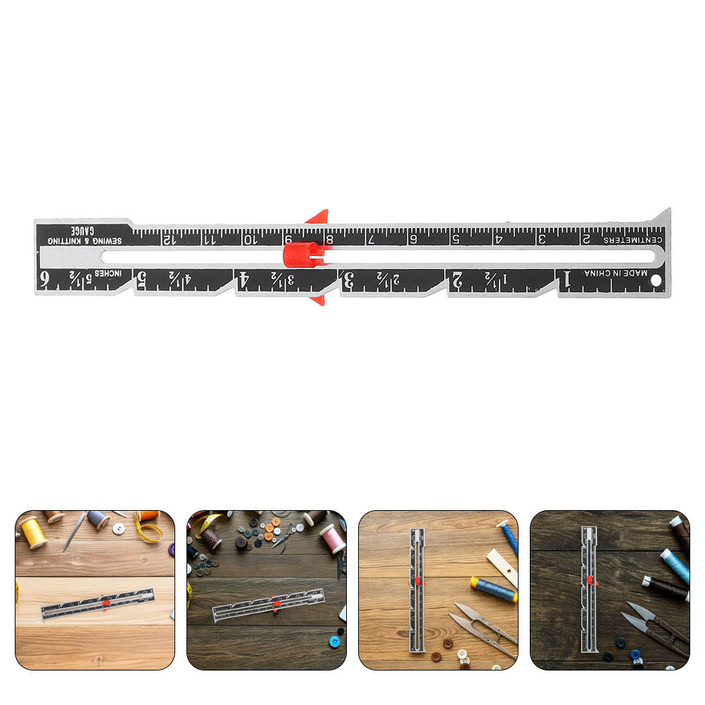 8개입 인체공학적 재단 자 세트 휴대용 경량 퀼팅 게이 - Sewing Gauge Ruler 리뷰 및 가격