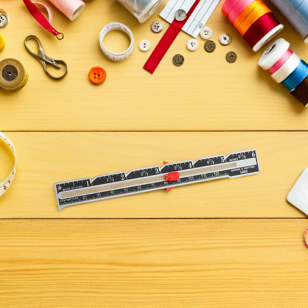 8개입 인체공학적 재단 자 세트 휴대용 경량 퀼팅 게이 - Sewing Gauge Ruler 리뷰 및 가격