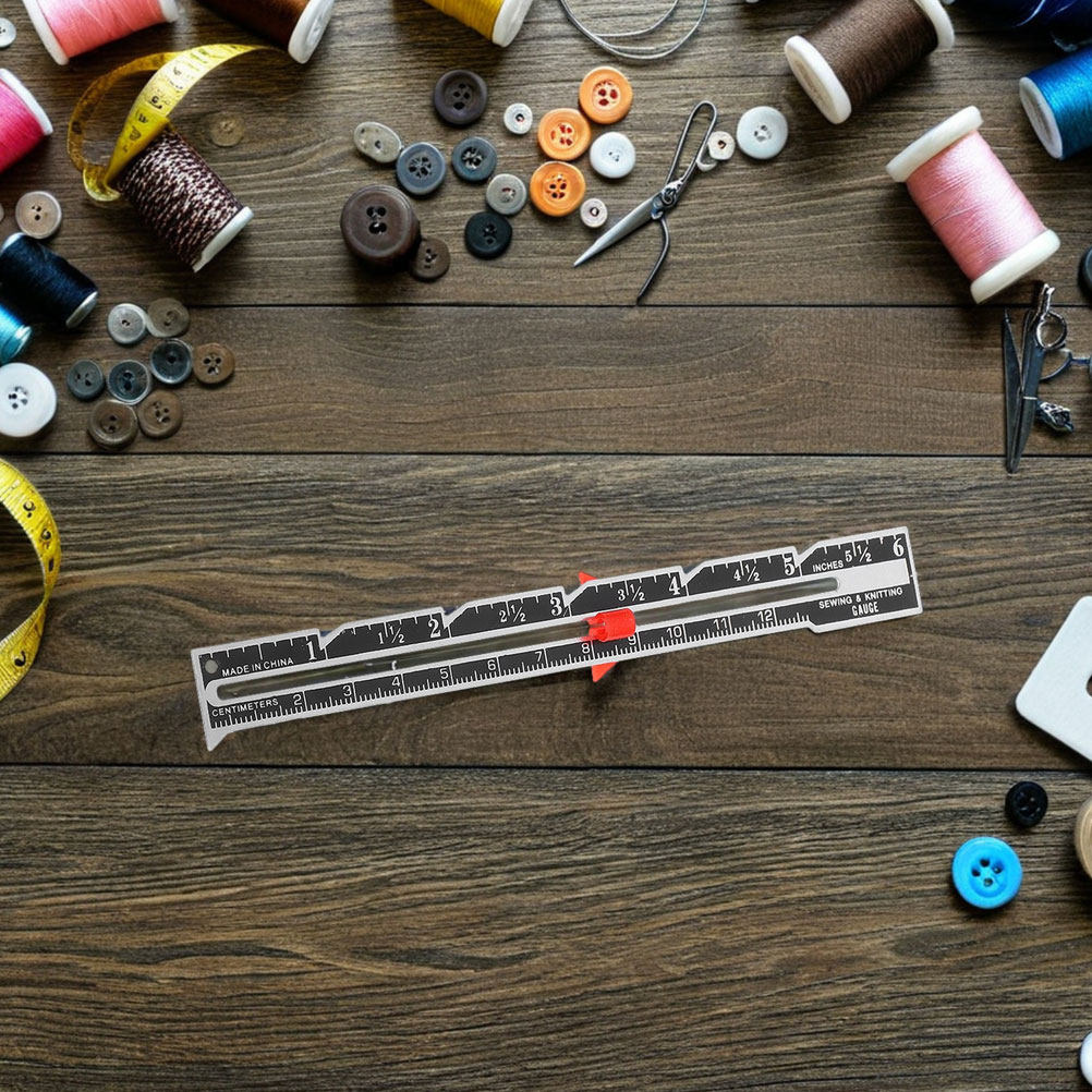 8개입 인체공학적 재단 자 세트 휴대용 경량 퀼팅 게이 - Sewing Gauge Ruler 리뷰 및 가격