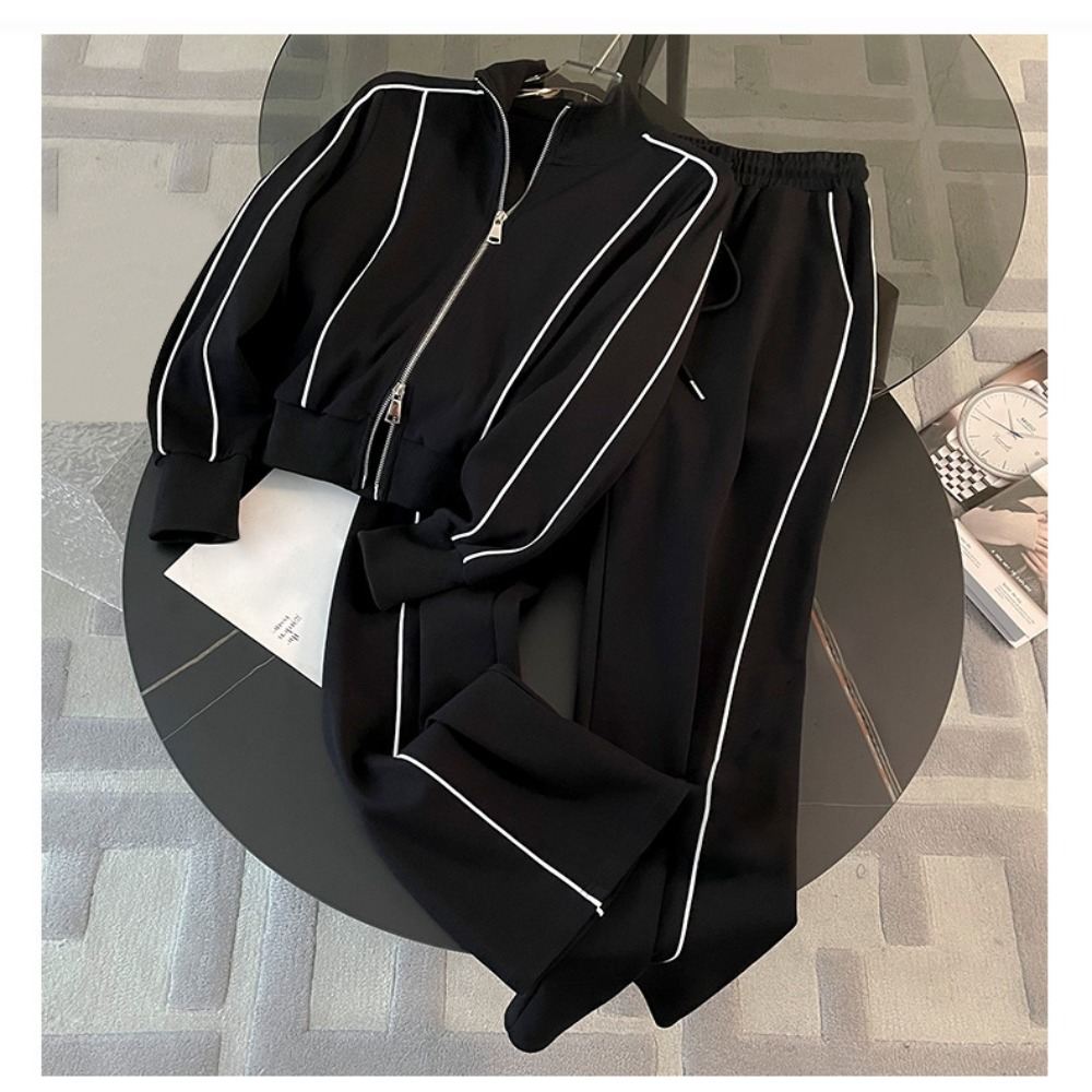 새로운 투피스 세트 긴팔 캐주얼 다용도 지퍼 재킷 포근 - Sewing Jackets 리뷰 및 가격