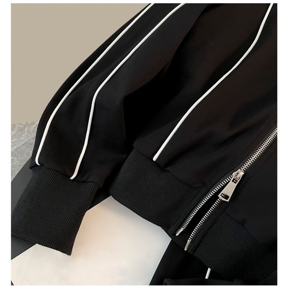 새로운 투피스 세트 긴팔 캐주얼 다용도 지퍼 재킷 포근 - Sewing Jackets 리뷰 및 가격