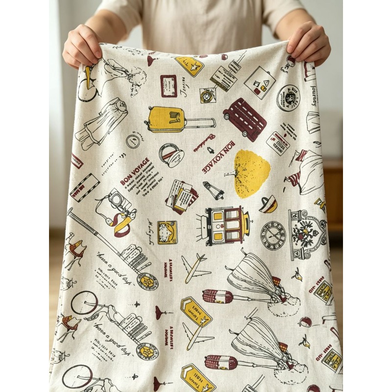 여성 프린트 패턴이 있는 혼합 혼방 원단, 커튼, 테이 - Sewing And Textile 리뷰 및 가격