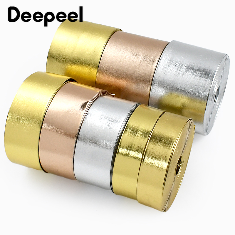 5M PU 가죽 합성 웨빙 테이프 5-50mm 골드 실 - Binding Tape Bias 리뷰 및 가격